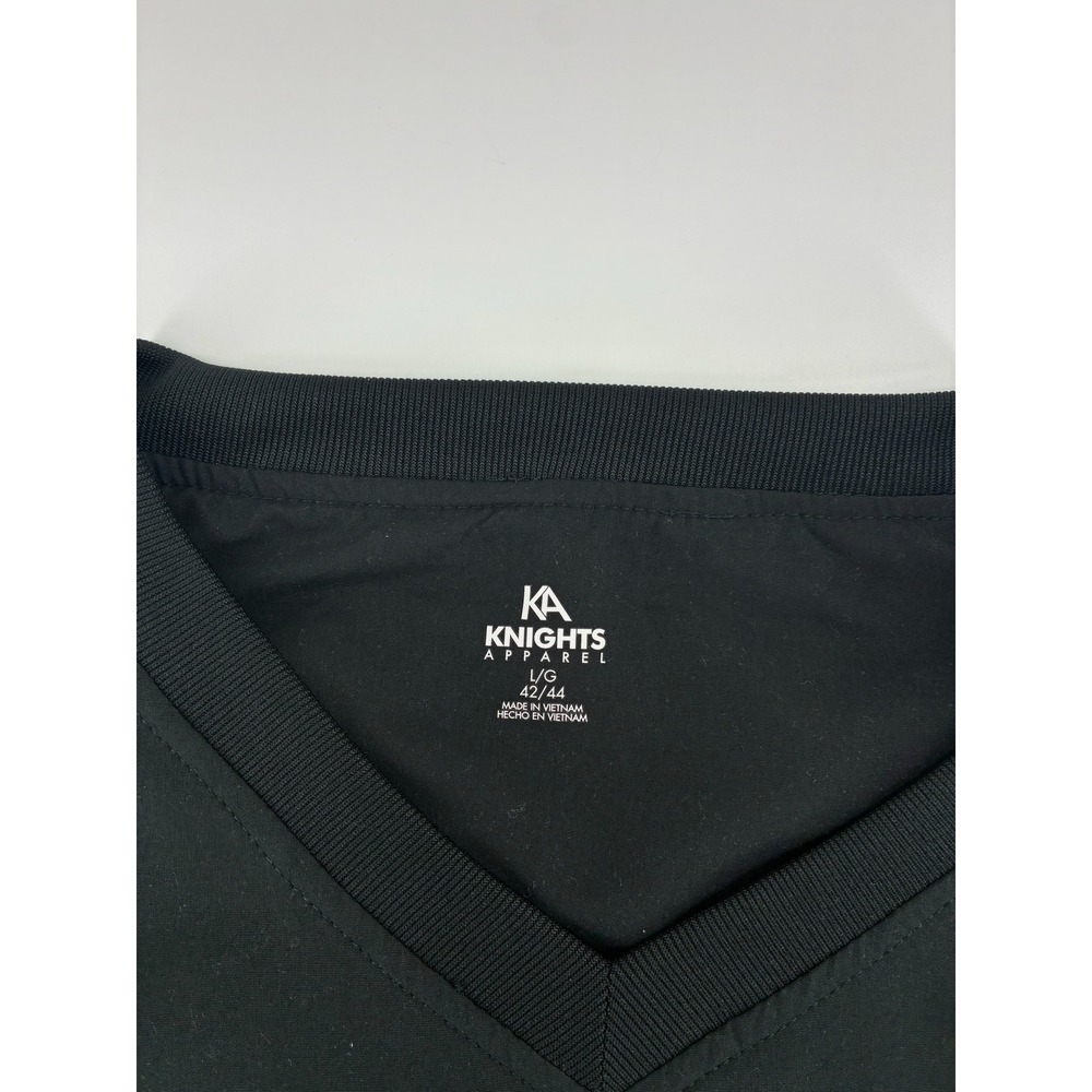 Knights Apparel Idaho Vandals‎ Windbreaker Pullover Jacket Black Gold Mens Large - Picture 5 of 10